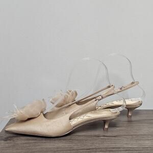 Sam Edelman Women's Pumps Size 5.5  Pearl Silk NWT